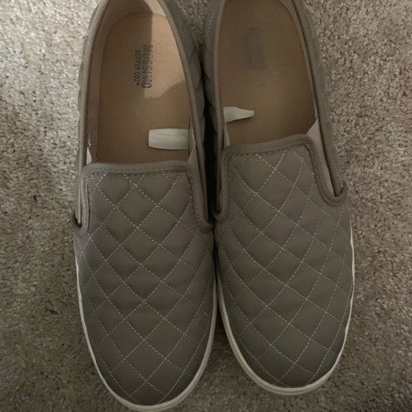 Mossimo Supply Co. Shoes - Target Gray Quilted Slip On Shoes